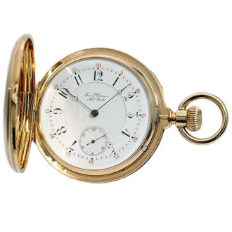 Swiss gold precision watch for American market Circa 1888