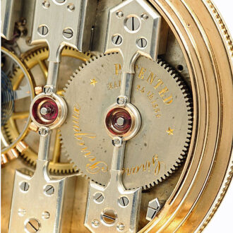 Swiss gold precision watch for American market Circa 1888