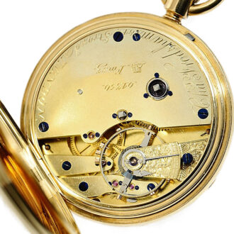 English watch with 30h power reserve indicator Circa 1870