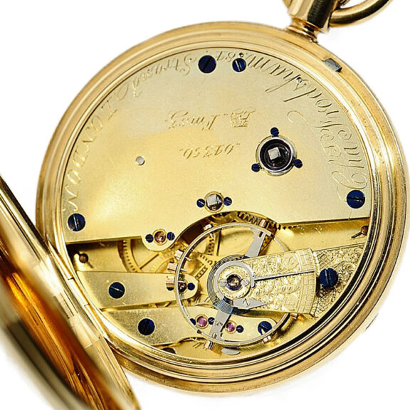 English watch with 30h power reserve indicator Circa 1870 English watch with 30h power reserve indicator Circa 1870