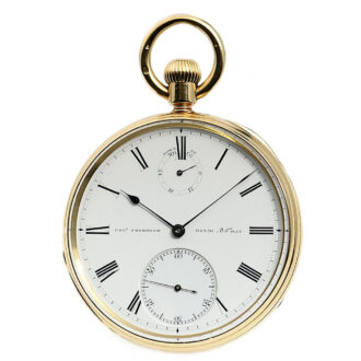 English watch with 30h power reserve indicator Circa 1870