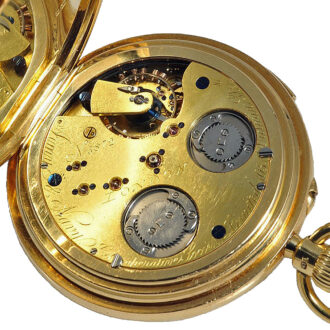 English repeater with grande and petite sonnerie Circa 1891
