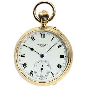 English precision watch with one minute tourbillon Circa 1904