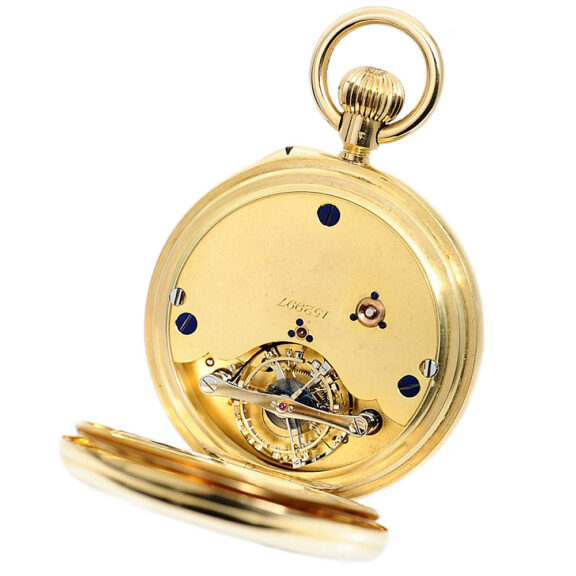 English precision watch with one minute tourbillon Circa 1904 English precision watch with one minute tourbillon Circa 1904