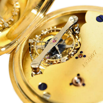 English precision watch with one minute tourbillon Circa 1904