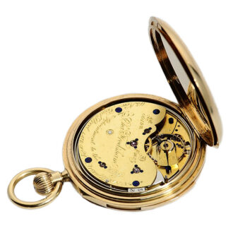 English gold minute repeating pocket watch Circa 1908