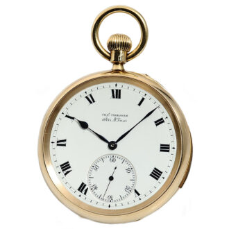 English gold minute repeating pocket watch Circa 1908
