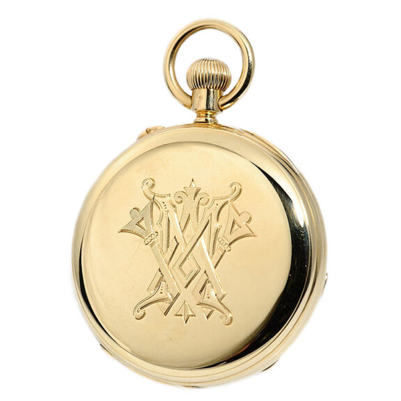 English classic 18K gold gentleman's pocket watch Circa 1875 English classic 18K gold gentleman's pocket watch Circa 1875