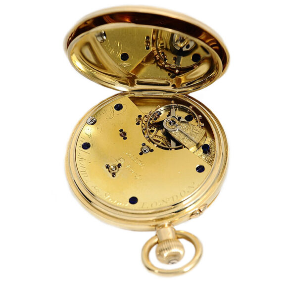 English classic 18K gold gentleman's pocket watch Circa 1875 English classic 18K gold gentleman's pocket watch Circa 1875