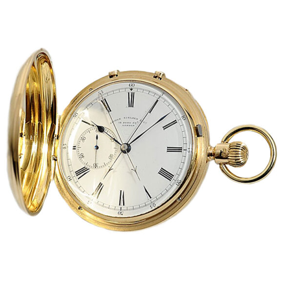 English pocket watch with split-seconds chronograph Circa 1888 English pocket watch with split-seconds chronograph Circa 1888
