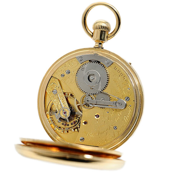 English watch with regulator dial and chronoscope Circa 1871 English watch with regulator dial and chronoscope Circa 1871