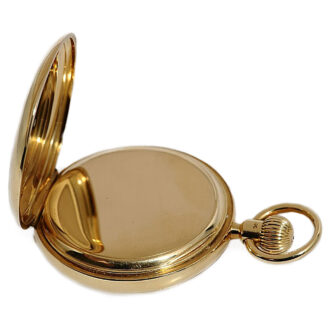 English gold half hunting cased lever watch Circa 1903