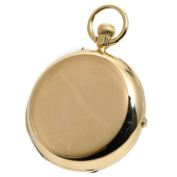 English minute repeating watch with chronograph Circa 1888 English minute repeating watch with chronograph Circa 1888