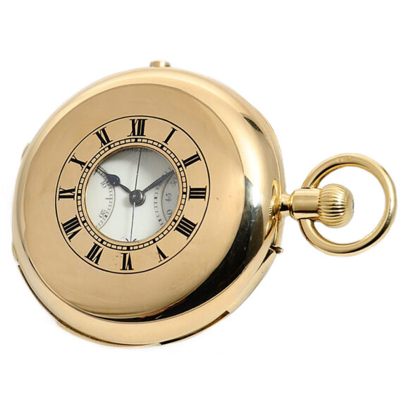 English minute repeating watch with chronograph Circa 1888
