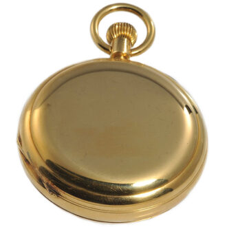 English gold precision minute tourbillon watch Circa 1910