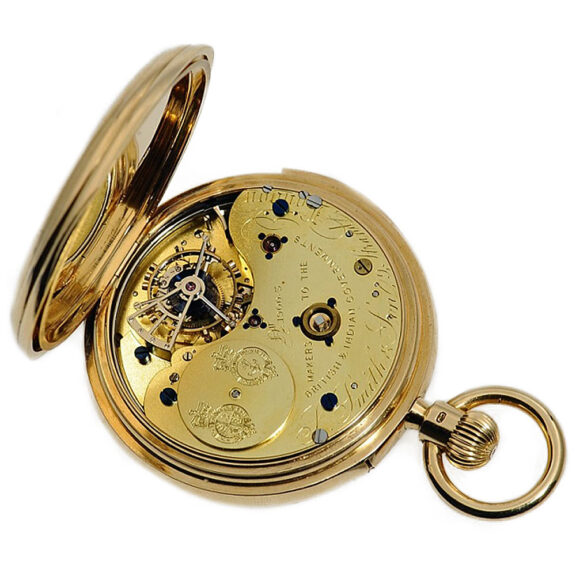 English minute repeater with one minute tourbillon Circa 1899 English minute repeater with one minute tourbillon Circa 1899