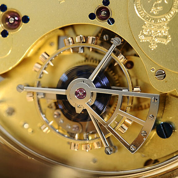 English minute repeater with one minute tourbillon Circa 1899 English minute repeater with one minute tourbillon Circa 1899
