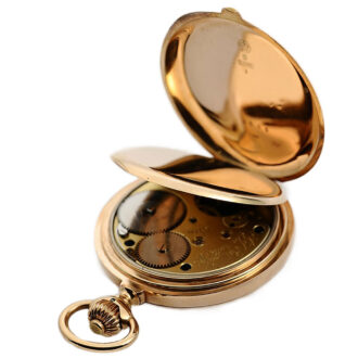 Rare German gold hunting cased pocket watch Circa 1887