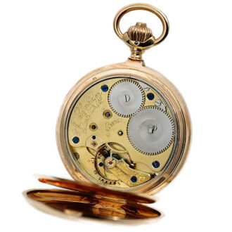Rare German gold hunting cased pocket watch Circa 1887