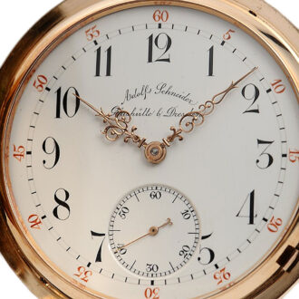 Rare German gold hunting cased pocket watch Circa 1887