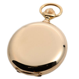 Rare German gold hunting cased pocket watch Circa 1887
