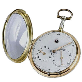 German precision pocket watch with regulator dial Circa 1796