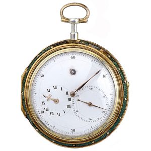 German precision pocket watch with regulator dial Circa 1796