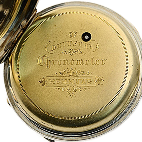 German silver watch with chronometer escapement Circa 1820 German silver watch with chronometer escapement Circa 1820