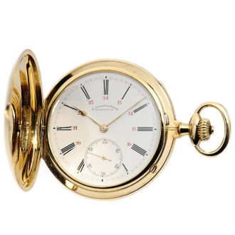 German 18 carat gold Glashütte pocket watch Circa 1925