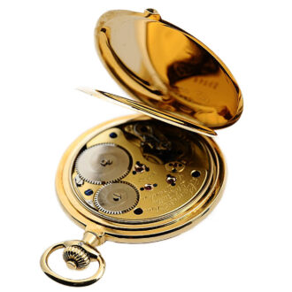 German 18 carat gold Glashütte pocket watch Circa 1925