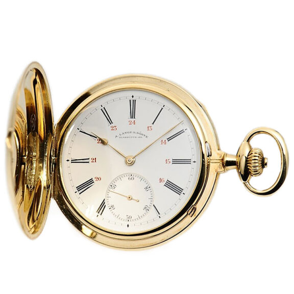 German 18 carat gold Glashütte pocket watch Circa 1925