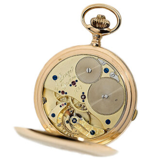 German gold chronograph with regulator dial circa 1868