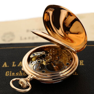 German gold doctor's watch with jumping seconds Circa 1905