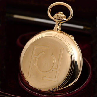 German gold doctor's watch with jumping seconds Circa 1905