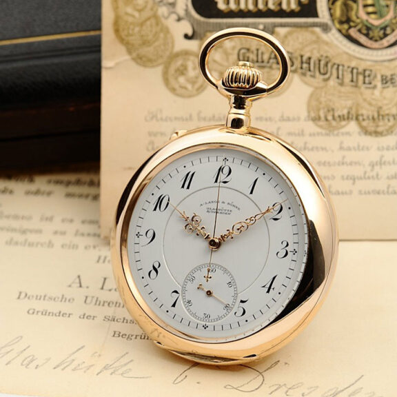 German gold doctor's watch with jumping seconds Circa 1905 German gold doctor's watch with jumping seconds Circa 1905