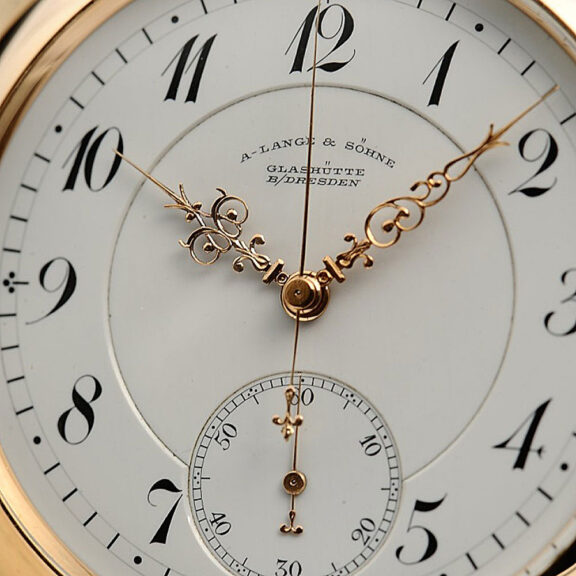 German gold doctor's watch with jumping seconds Circa 1905 German gold doctor's watch with jumping seconds Circa 1905