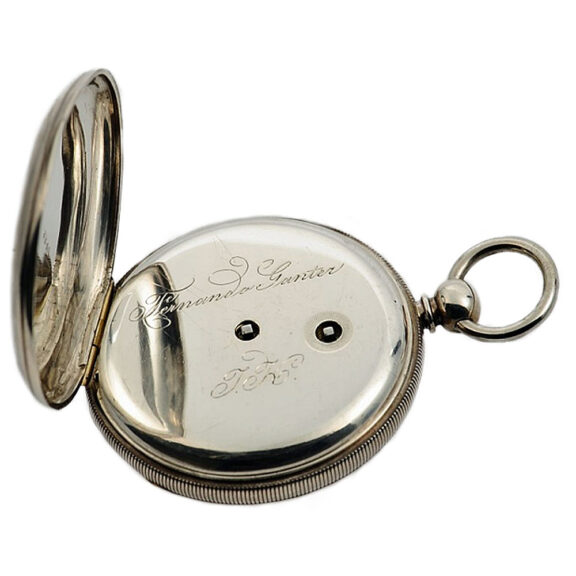 German Glashütte watch with 24 hour indication Circa 1865 German Glashütte watch with 24 hour indication Circa 1865