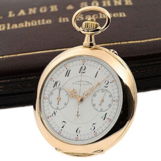 German gold chronograph manufactured in quality 1A Circa 1910