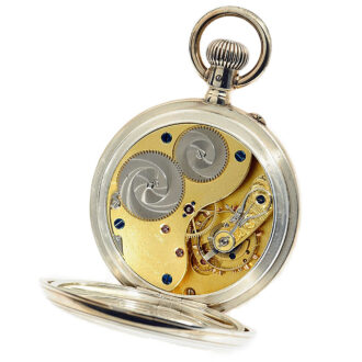 German silver Glashütte Ankerchronometer watch Circa 1900