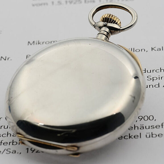 Silver German Glashütte precision chronometer Circa 1926 Silver German Glashütte precision chronometer Circa 1926