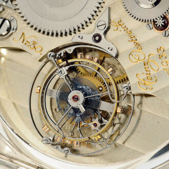 German one minute tourbillon with power reserve Circa 1933