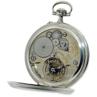 German one minute tourbillon with power reserve Circa 1933