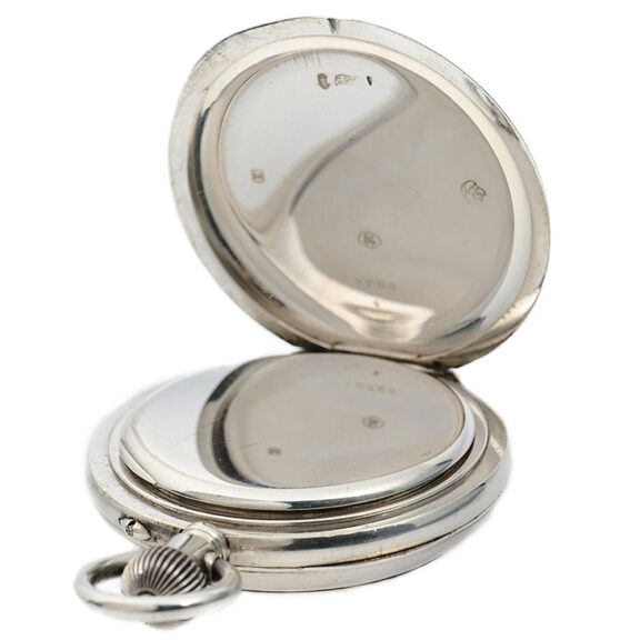 Danish silver astronomical keyless lever deck watch Circa 1910 Danish silver astronomical keyless lever deck watch Circa 1910