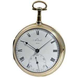 English pocket chronometer with detent escapement Circa 1797