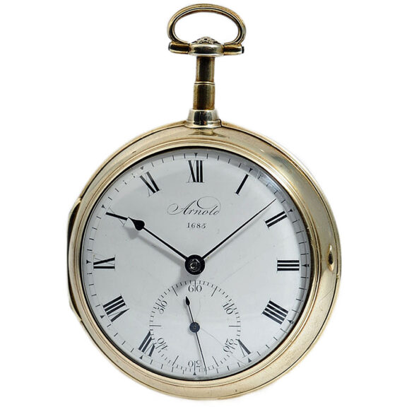 English pocket chronometer with detent escapement Circa 1797