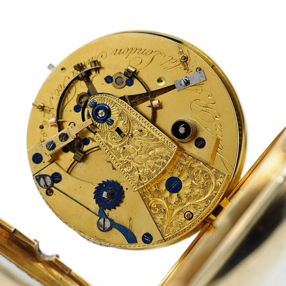 English pocket chronometer with detent escapement Circa 1797 English pocket chronometer with detent escapement Circa 1797