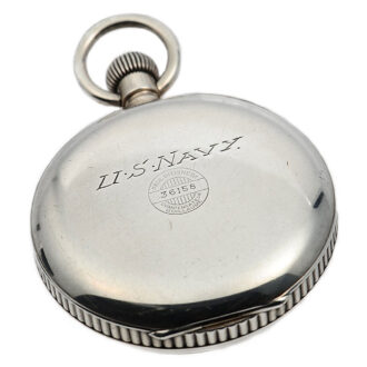 Swiss silver deck watch with 40h power reserve Circa 1908