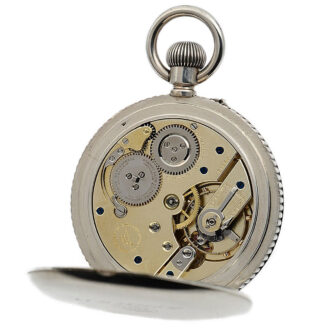 Swiss silver deck watch with 40h power reserve Circa 1908