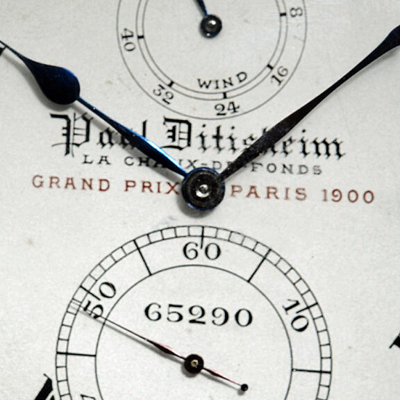 Swiss deck watch with 52h power reserve indicator Circa 1924 Swiss deck watch with 52h power reserve indicator Circa 1924