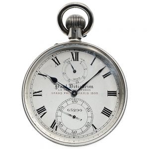 Swiss deck watch with 52h power reserve indicator Circa 1924